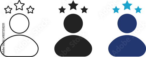 Customer Satisfaction, Feedback, and Rating Icons collection. User Experience Review Symbols set