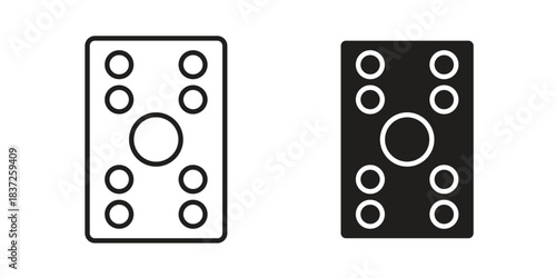 Remote control icons set. Simple set of vector illustrations