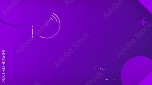 Abstract Purple Geometric Animation Background Loop Seamless Motion Graphics Design Modern