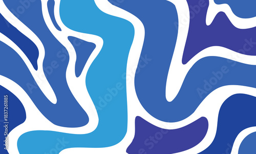 Abstract retro background with wavy liquid texture and groovy 70s-style pattern. Psychedelic vector design perfect for posters, wallpapers, fashion, or digital artwork.