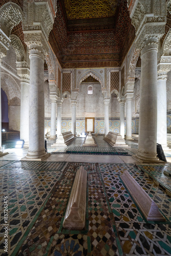 Tombeaux Saadiens, Marrakech, Maroc
