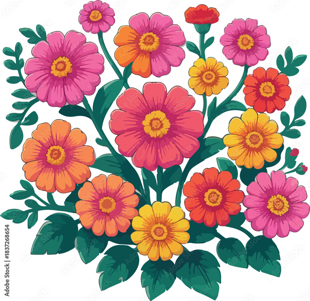 custom made wallpaper toronto digitalSeamless floral pattern with flowers and leaves design