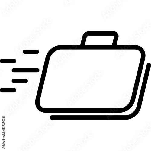 vector briefcase icon