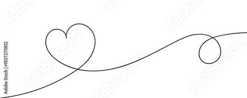 Squiggle Curly Line. Decorative Design Element. vector file illustration.