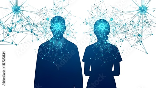 Ilustración del concepto de atención médica de doble exposición de colaboración en equipo médico