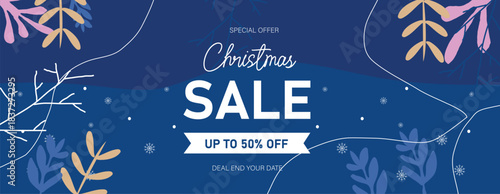 xmas winter sale banner