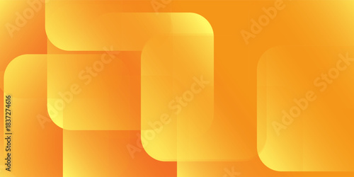 Abstract orange and yellow geometric background. Dynamic shapes composition. Cool background design for posters. Vector illustration