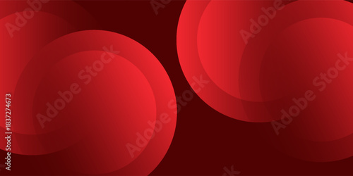 Red abstract background. Dynamic shapes composition. Eps10 vector
