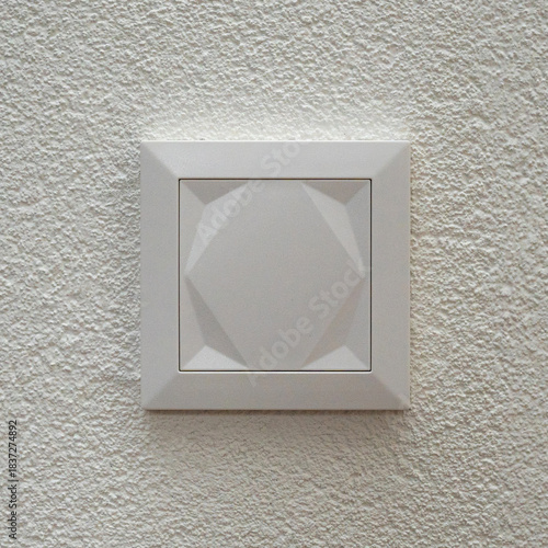 White Wall Switch Close-up