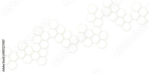 Abstract white hexagon concept background. Modern pattern polygon art in illustration art background.  geometry science and technology.