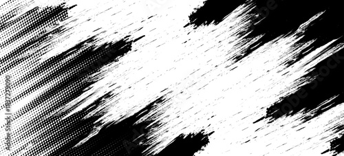 Black and white grunge. dust and grunge grain texture distorted grange overlay retro texture template. dirty wall grainy grungy effect, vector illustrator