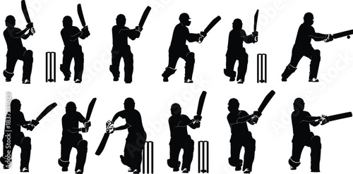 Vector Silhouette Set of People Dancing Dynamically, Featuring Social, Contemporary, and Hip-Hop Styles for Active Movement Illustrations.