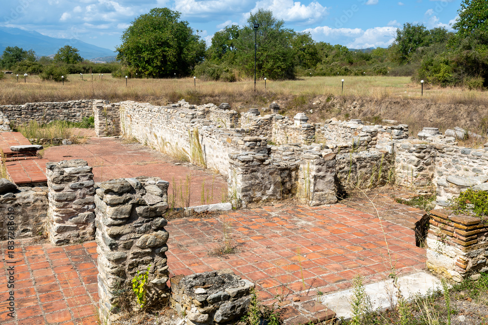 Fototapeta premium Nicopolis ad Nestum – archaeological excavations in the town of Gyrmen, Bulgaria