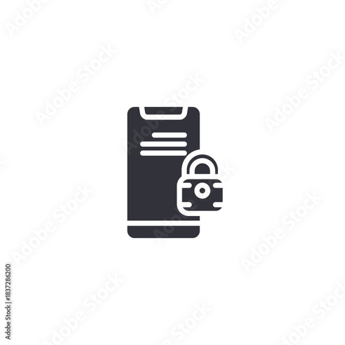 A document with a padlock icon showing safe file handling, encrypted storage, and regulated content access.