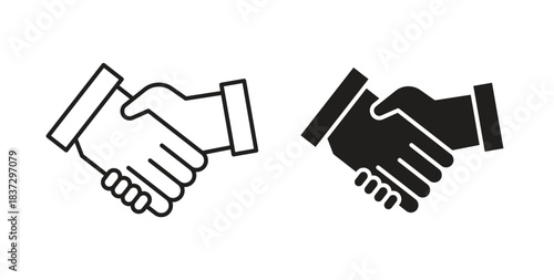 Business deal icon