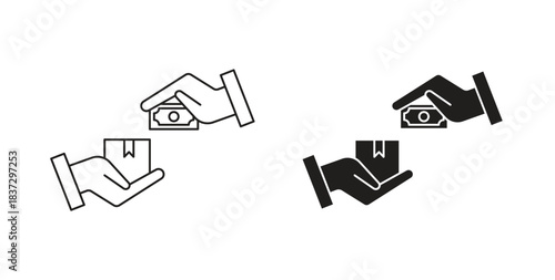 Cash on delivery icon