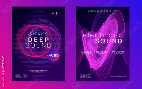 Night Club Background. Green Party Poster. Dance Design. Trance Invite. Discotheque Electro Template. Pink Music Flyer. Psychedelic Radio Invitation. Violet Night Club Background