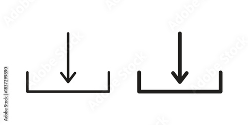 Download icons in filled, thin line, outline and strokes