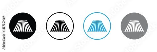 Stairs icons. Stairs symbol set. Stairs vector icons. Stairway symbols. Staircase icons. vector illustration. EPS 10 .