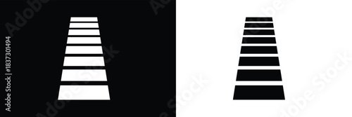 Stairs icons. Stairs symbol set. Stairs vector icons. Stairway symbols. Staircase icons. vector illustration. EPS 10 .