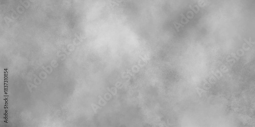 Abstract white and gray watercolor painting background. black cloud textured and sky white clouds background with blurred and grunge stains, white cloud paper texture design and watercolor.