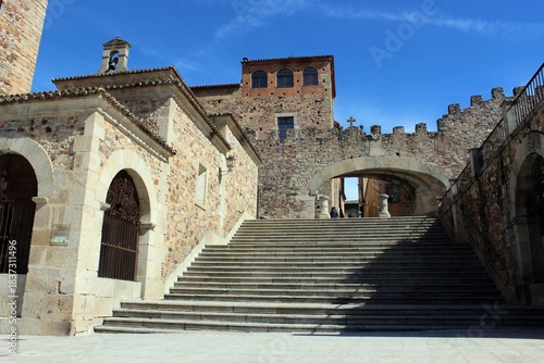 Arco de la Estrella, Cáceres, Extremadura, Spain.
