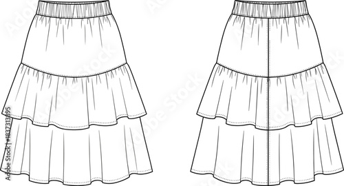 hand drawn sketch of a woman