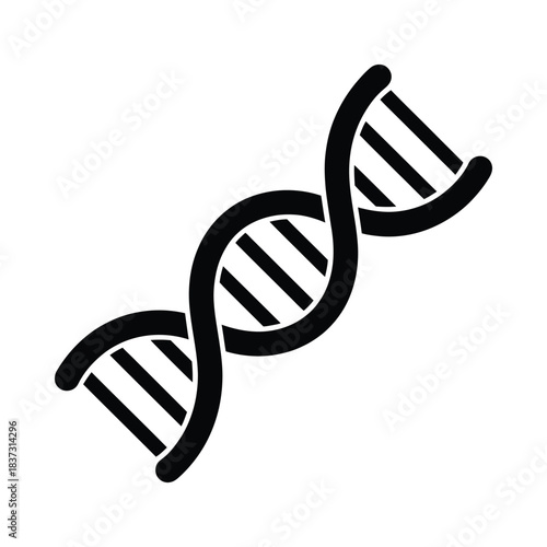 Dna double helix structure illustration