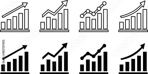 Graph Rise Icons