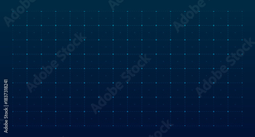 HUD grid tech interface. Hologram HUD display with dot array and digital matrix grid.