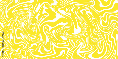 yellow wave background with thick lines