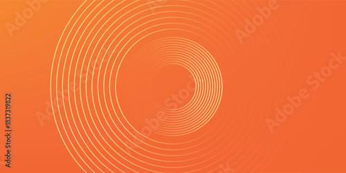 Abstract orange background with diagonal lines. Dynamic shapes composition eps 10