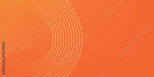 Abstract orange background with diagonal lines. Dynamic shapes composition eps 10