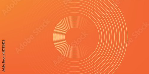 Abstract orange background with diagonal lines. Dynamic shapes composition eps 10