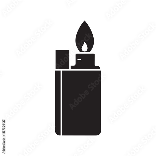 Pocket Lighter Icon Vector Illustration
