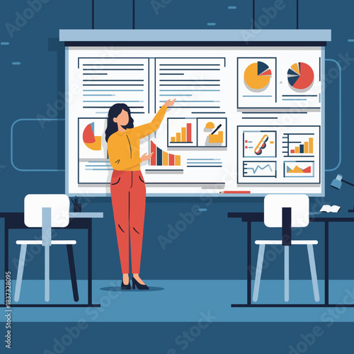 Teachers Teaching in Class