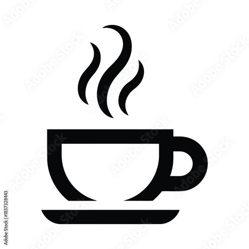 Hot beverage in a cup