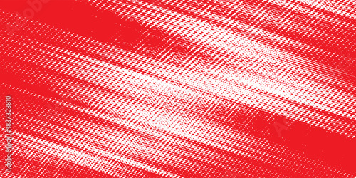 Red and white brush grunge set wrap car sticker pattern abstract banner concept. Sporty lhalftone ines red and white color combination
