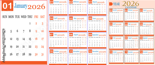 calendar for 2026