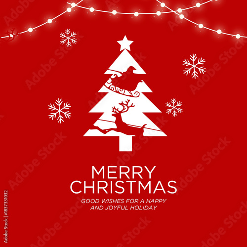 Merry Christmas 25 december, Christmas day, christmas poster, holiday card, family christmas, christmas invite, christmas red, web template, christmas poster for social media and website banner.