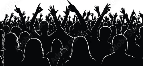 Silhouettes of diverse men and women sitting on chairs in various professional and casual poses, perfect for illustrating audiences, waiting areas, or groups.