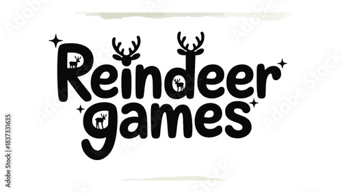 Playful Reindeer Games: The cheerful spirit of Reindeer Games is beautifully displayed, filled with festive cheer and a touch of holiday magic.