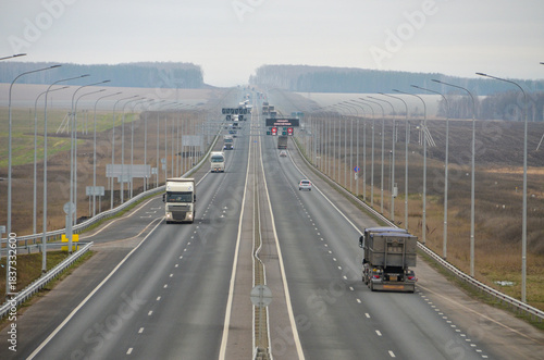 Wallpaper Mural road in fog Torontodigital.ca