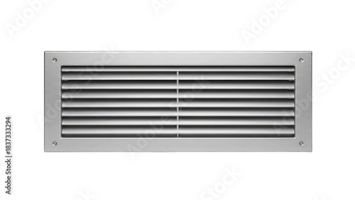 Metal Air Vent Isolated on White