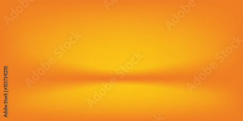 PrintYellow studio space. Limbo light background, eps10