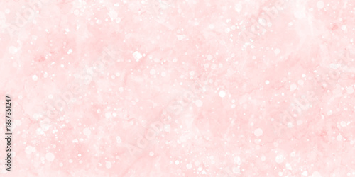Lovely soft pink grunge watercolor texture with bokeh and bubbles effect background. light pink watercolor texture, gentle gradients and flowing brush strokes. light pastel shades blending naturally.