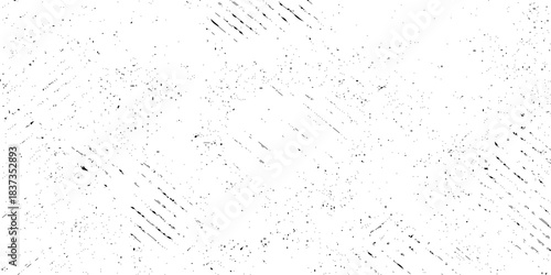 Abstract texture grunge made of diagonal streaks and distressed lines, black ink on a white background. grunge scratch patterns, chaotic linear noise. dirty monochrome pattern of the old worn surface.