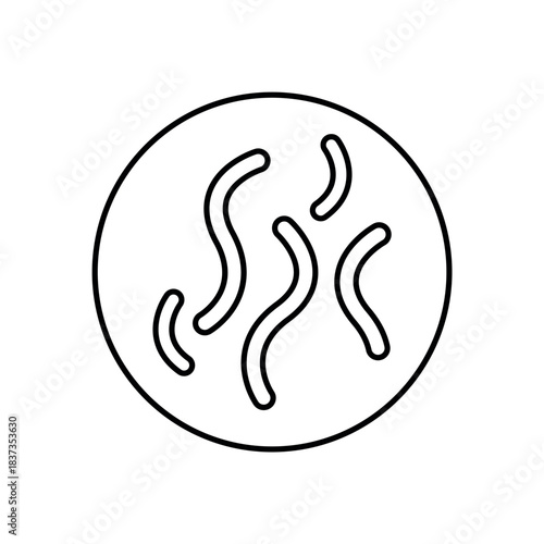 Icon a parasite, isolated against a clean background.