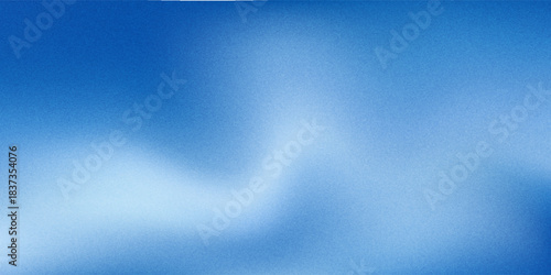 Abstract light blue gradient background with grainy noise texture. Ideal for presentations, web design and artistic projects that require a classy aesthetic.