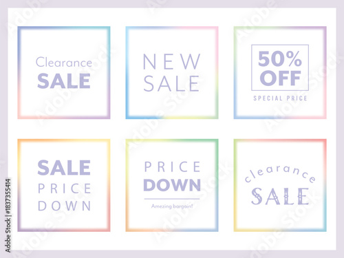 シンプルだけど可愛いスクエアフレーム